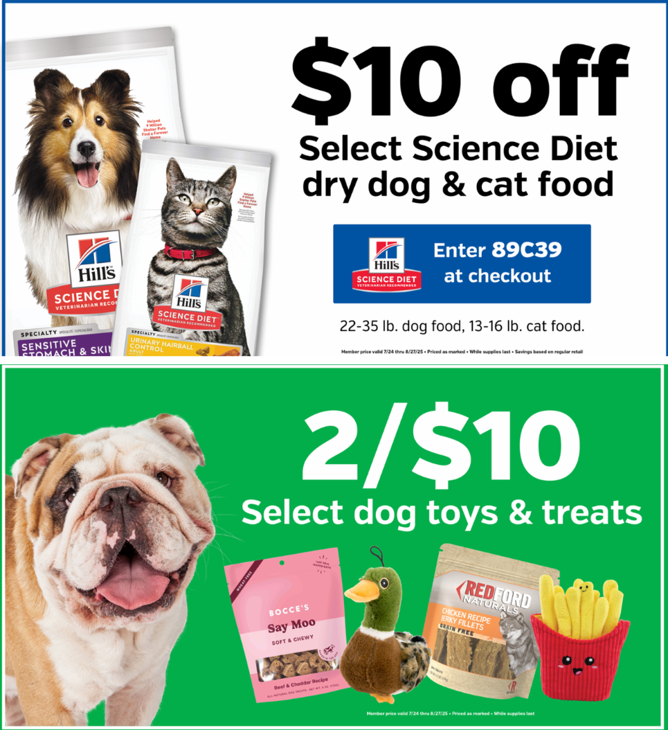 Summer Savings on Pet Favorites! icon