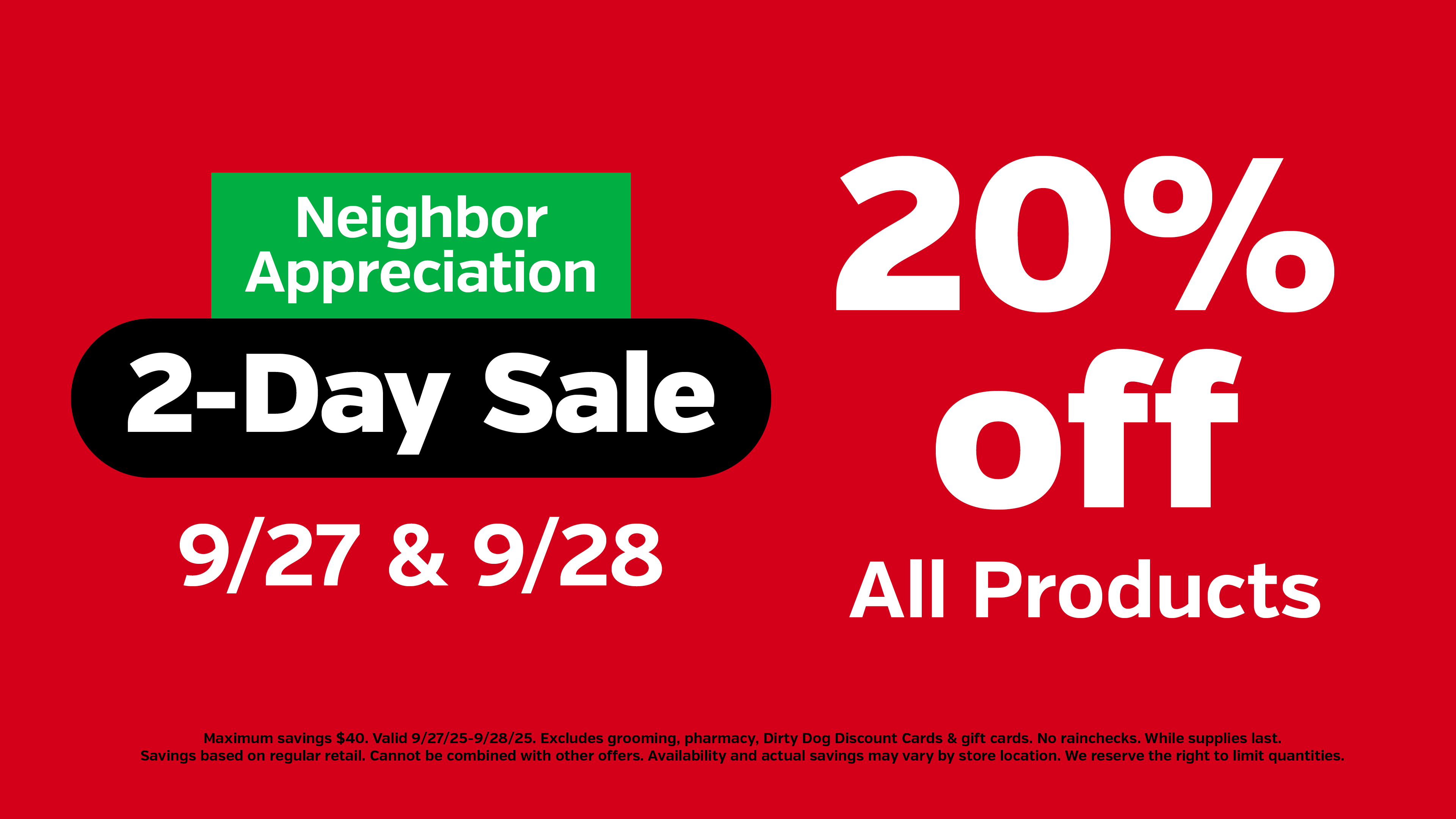 Celebrate Neighbor Appreciation Day at Pet Supplies Plus! icon