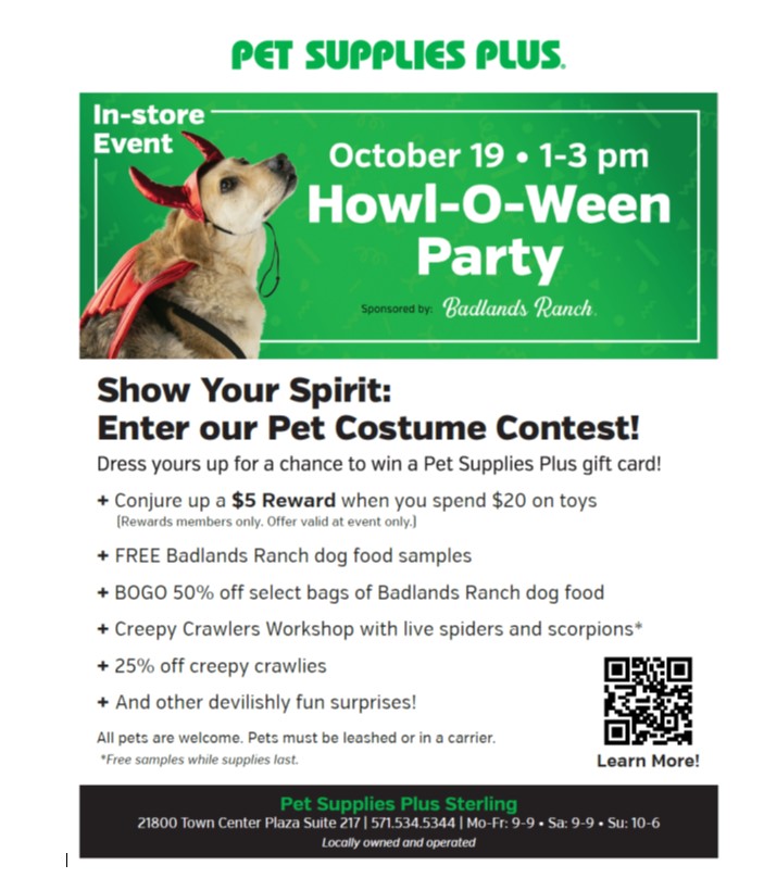 Howl-O-Ween Party at Pet Supplies Plus! icon